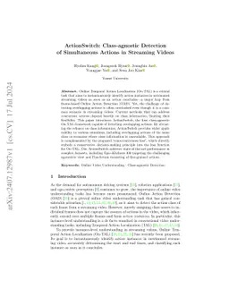 ActionSwitch: Class-agnostic Detection of Simultaneous Actions in
  Streaming Videos