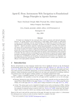 Agent-E: From Autonomous Web Navigation to Foundational Design
  Principles in Agentic Systems