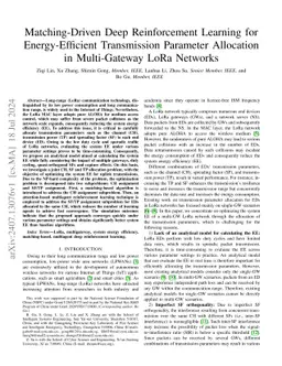 Matching-Driven Deep Reinforcement Learning for Energy-Efficient
  Transmission Parameter Allocation in Multi-Gateway LoRa Networks