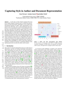 Capturing Style in Author and Document Representation