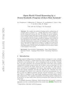 Open-World Visual Reasoning by a Neuro-Symbolic Program of Zero-Shot
  Symbols