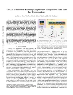 The Art of Imitation: Learning Long-Horizon Manipulation Tasks from Few
  Demonstrations