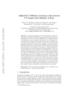 DiffuX2CT: Diffusion Learning to Reconstruct CT Images from Biplanar
  X-Rays