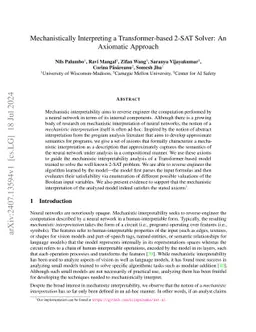 Validating Mechanistic Interpretations: An Axiomatic Approach