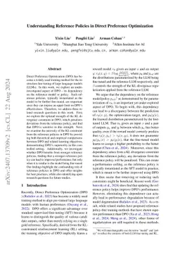 Understanding Reference Policies in Direct Preference Optimization