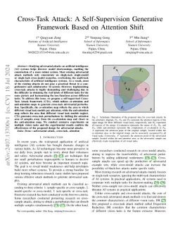 Cross-Task Attack: A Self-Supervision Generative Framework Based on
  Attention Shift