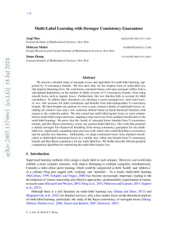 Multi-Label Learning with Stronger Consistency Guarantees