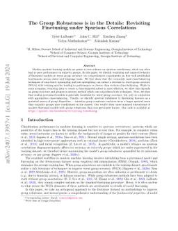 The Group Robustness is in the Details: Revisiting Finetuning under
  Spurious Correlations
