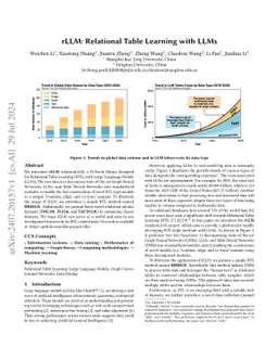 rLLM: Relational Table Learning with LLMs