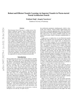 On Supernet Transfer Learning for Effective Task Adaptation