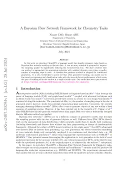 A Bayesian Flow Network Framework for Chemistry Tasks