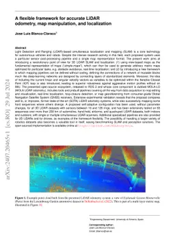 A flexible framework for accurate LiDAR odometry, map manipulation, and localization