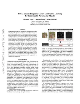 FACL-Attack: Frequency-Aware Contrastive Learning for Transferable
  Adversarial Attacks