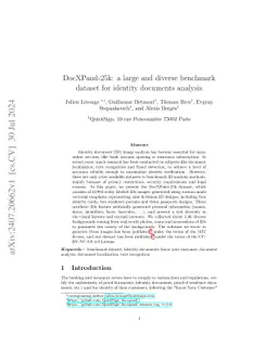 DocXPand-25k: a large and diverse benchmark dataset for identity
  documents analysis