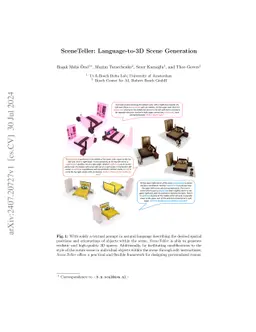 SceneTeller: Language-to-3D Scene Generation