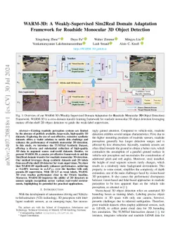 WARM-3D: A Weakly-Supervised Sim2Real Domain Adaptation Framework for
  Roadside Monocular 3D Object Detection