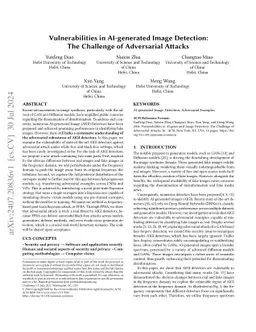 Vulnerabilities in AI-generated Image Detection: The Challenge of Adversarial Attacks
