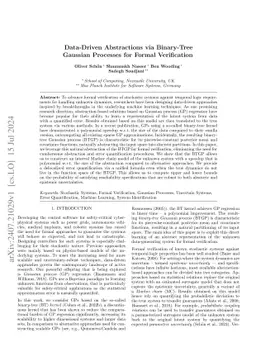 Data-Driven Abstractions via Binary-Tree Gaussian Processes for Formal
  Verification