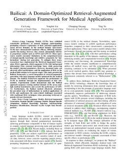 Bailicai: A Domain-Optimized Retrieval-Augmented Generation Framework
  for Medical Applications