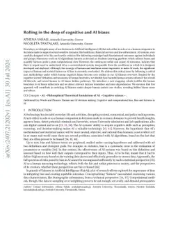 Rolling in the deep of cognitive and AI biases