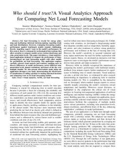 Who should I trust? A Visual Analytics Approach for Comparing Net Load
  Forecasting Models