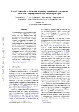 Tree-of-Traversals: A Zero-Shot Reasoning Algorithm for Augmenting
  Black-box Language Models with Knowledge Graphs