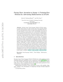 Paying More Attention to Image: A Training-Free Method for Alleviating
  Hallucination in LVLMs