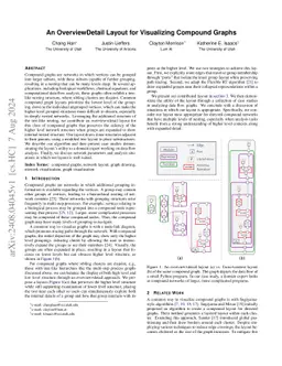 An Overview + Detail Layout for Visualizing Compound Graphs