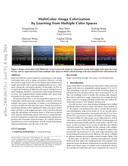 MultiColor: Image Colorization by Learning from Multiple Color Spaces