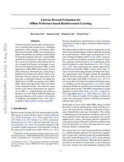 Listwise Reward Estimation for Offline Preference-based Reinforcement
  Learning