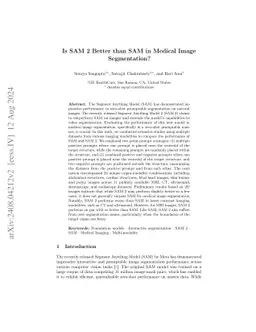 Is SAM 2 Better than SAM in Medical Image Segmentation?