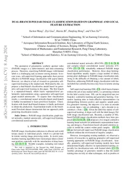 Dual-branch PolSAR Image Classification Based on GraphMAE and Local
  Feature Extraction
