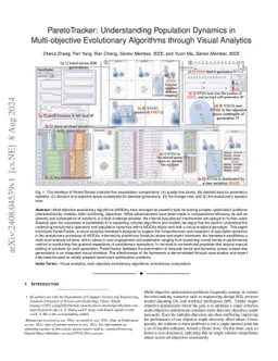 ParetoTracker: Understanding Population Dynamics in Multi-objective
  Evolutionary Algorithms through Visual Analytics