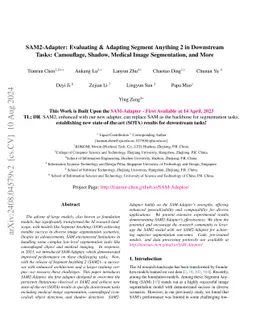 SAM2-Adapter: Evaluating & Adapting Segment Anything 2 in Downstream
  Tasks: Camouflage, Shadow, Medical Image Segmentation, and More