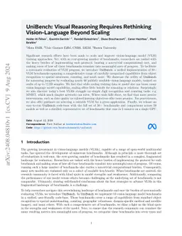 UniBench: Visual Reasoning Requires Rethinking Vision-Language Beyond
  Scaling