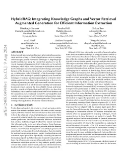 HybridRAG: Integrating Knowledge Graphs and Vector Retrieval Augmented
  Generation for Efficient Information Extraction