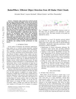 RadarPillars: Efficient Object Detection from 4D Radar Point Clouds
