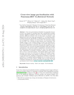 Cross-view image geo-localization with Panorama-BEV Co-Retrieval Network