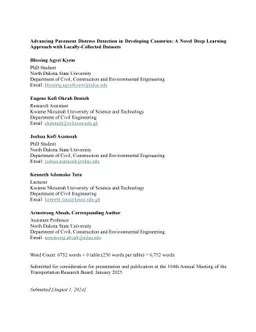 Advancing Pavement Distress Detection in Developing Countries: A Novel
  Deep Learning Approach with Locally-Collected Datasets