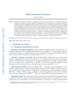 Möbius inversion and the bootstrap
