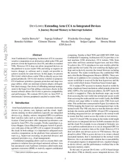 Devlore: Device Interrupt Protection for Confidential VMs