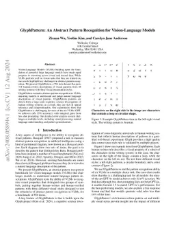 GlyphPattern: An Abstract Pattern Recognition Benchmark for Vision-Language Models
