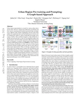 Urban Region Pre-training and Prompting: A Graph-based Approach