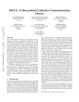 HiCCL: A Hierarchical Collective Communication Library