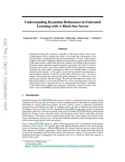 Understanding Byzantine Robustness in Federated Learning with A
  Black-box Server