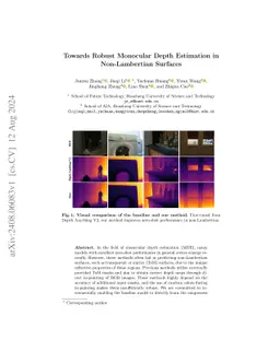 Towards Robust Monocular Depth Estimation in Non-Lambertian Surfaces