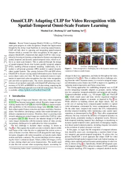 OmniCLIP: Adapting CLIP for Video Recognition with Spatial-Temporal
  Omni-Scale Feature Learning