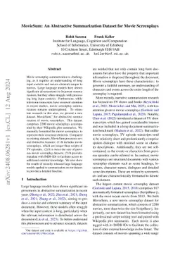 MovieSum: An Abstractive Summarization Dataset for Movie Screenplays