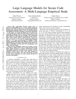 Large Language Models for Secure Code Assessment: A Multi-Language
  Empirical Study