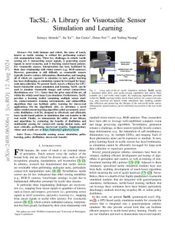 TacSL: A Library for Visuotactile Sensor Simulation and Learning